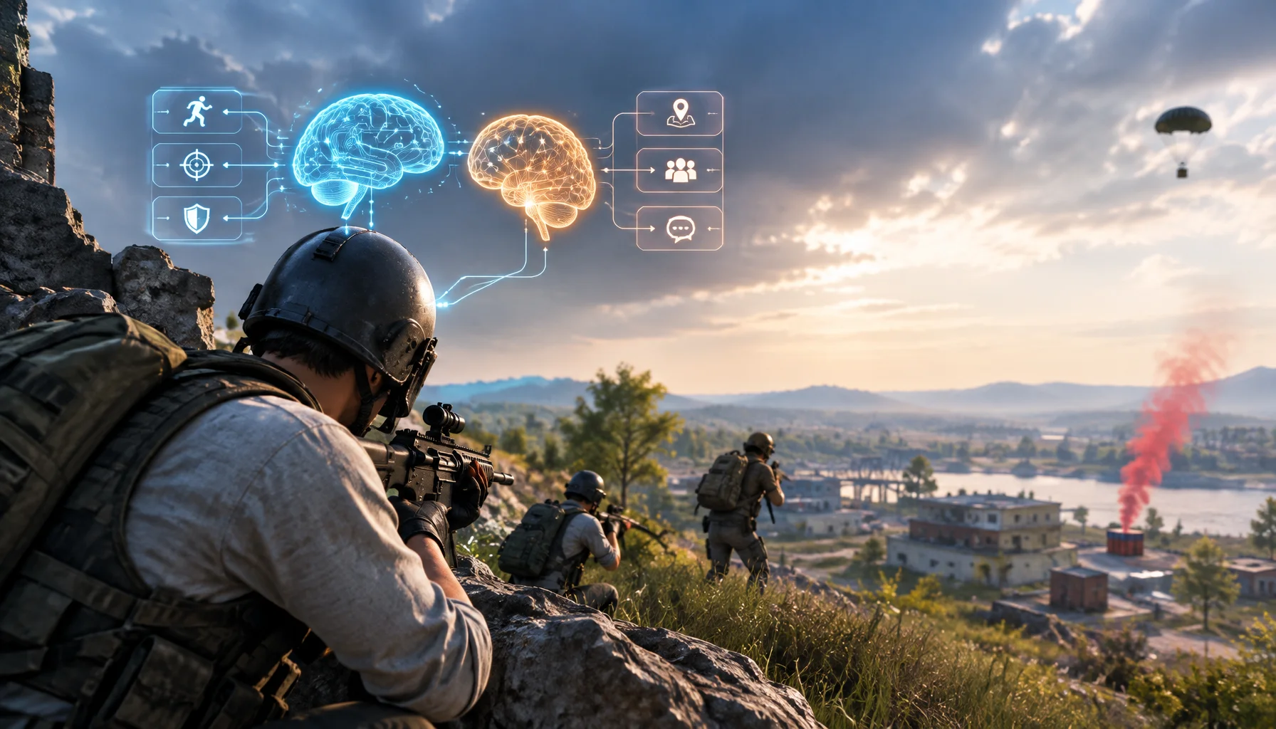 PUBG Ally Shows Why AI Teammates Need Two Brains: Fast Reflexes and Slow Reasoning