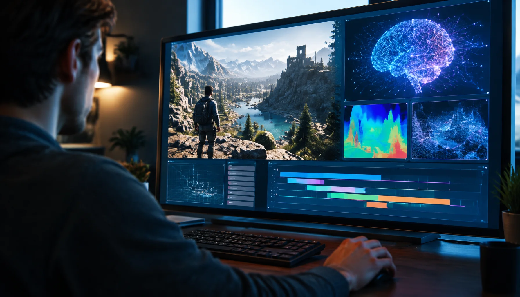 Die Game Engine wird zunehmend teilweise Renderer, teilweise Scheduler, teilweise KI-System